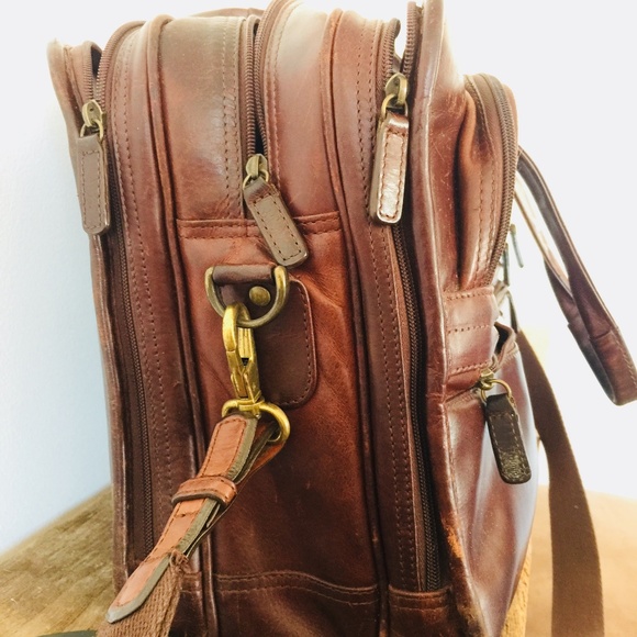 Wilsons Leather Brown Laptop Bag - Picture 4 of 6
